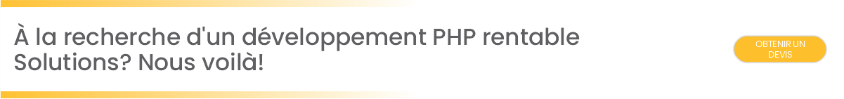 A la recherche de solutions de développement PHP